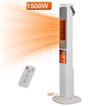 1500W Tower Space Heater W/ Remote Oscillating Ceramic Electric 3D Flame New. Price: $64.96.