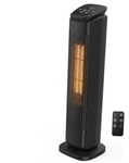 30-INCH Oscillating Tower Space Heater With Remote Control 1500W High New. Price: $137.32.