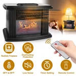 9" Electric Fireplace 3D Fake Wood Flame Heater Stove Burner 800W 2MODES New. Price: $53.63.