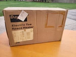 New Dayton Electric Kickspace Heater 2YV10, 120V Ac, 1500W/750W, 6.3A/12.5A. Price: $239.50.