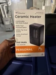 Living Zone Ceramic Heater Electric Space Black 500 Watt New Box. Price: $10.99.