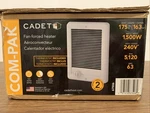 Cadet CSC152TW (67506) Wall Electric Heater With Thermostat, 1500 Watt, White Used. Price: $65.20.