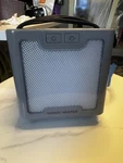 Handy Heater Portable Electric Space Gray Floor Desk Push Button 120V Used. Price: $18.99.