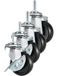 2 Inch,casters Set Of 4,CASTER 1/4 Threaded Stem,wheels For Wire ... New. Price: $37.76.