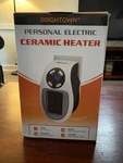 Brightown 350W Personal Electric Ceramic Heater Wall Timer Led Display Open Box. Price: $24.00.