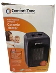 Comfort Zone CZ446WM Compact Ceramic Space Heater 1500W Portable Black Open. Price: $42.99.
