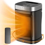 Jibufi Small Portable Space Heater 70 Rotating 1500W PTC-903A Black Open. Price: $39.65.