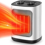 Small Electric 1500W Portable Heaters For Indoor Use Office With Thermostat Best New. Price: $54.32.