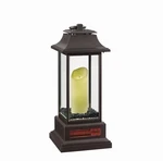 Duraflame Portable Electric Lantern With Infrared Quartz Heater Bronze Finish Open. Price: $92.99.