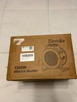 New 3 Mode Silver Elevoke NFJ-9 1500W Electric Space Heater Open. Price: $26.99.