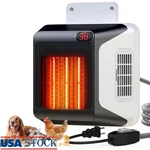 Dog House Heater W/ Thermostat Overheat Protection Wall Mounted Pet Heating Unit New. Price: $89.26.