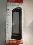 Lasko 150 Sq Ft Electric Ceramic Tower Space Heater New. Price: $44.99.
