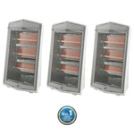 Set Of Midea 1500W Quartz Electric Space Heater, MSH20Q3AWWV, White, Open Box. Price: $99.99.