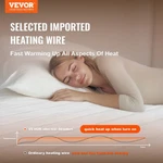 Heated Mattress Pad 39 X 75 Electric Bed Warmer With 15 Settings New. Price: $50.75.