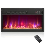 23'' Electric Fireplace Insert Recessed 1500W Heater W/ Remote Control New. Price: $118.00.