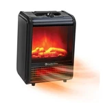 Electric Mini Fireplace Space Heater With Realistic 3D Flame, Stay-cool Black New. Price: $60.06.