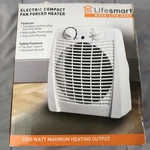 Lifesmart Fan Table Top Forced Heater W/ Thermostat Model # BNS-15K Used. Price: $26.95.