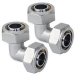 2PC Elbow Air Piping Fittings, 3/4" X Tubing, Brass-nickel Plated, 200PS... New. Price: $30.46.