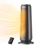 Pelonis 1500W Ceramic Tower Space Heater W/ Remote Thermostat Eco Timer Gray New. Price: $57.99.