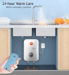 Electric Tankless Water Heater, Fvstr 7.5W On Demand Instant Hot 24 New. Price: $65.28.