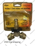Mr. Heater Propane "y" Male Adapter With Handwheel F271715 Free Shipping Open. Price: $19.99.