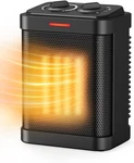 Pereysi 1000W/700W Space Heater Small Ceramic Thermostat PTC-SH002S Black Open. Price: $26.88.