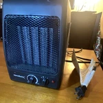 Homebasix PTC-700 Portable Electric Ceramic Space Heater 1500W 120V Black Dial Used. Price: $19.99.