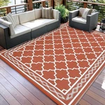 Garveehome Outdoor 8X10 Reversible Mats, Plastic Straw Rug, Large Floor New. Price: $182.47.