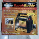 Mr Heater Toughbuddy Indoor Safe Propane MH18B Open. Price: $135.00.