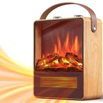 Riseon Electric Fireplace Heater For Indoor Use, 1500W/750W Space New. Price: $279.99.