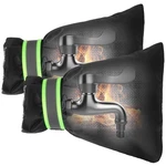 Outdoor Faucet Covers For Winter Freeze Protection, Kanosan 8.3"H X 6.7"W Thi... New. Price: $37.07.
