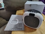 Hunter Plug In Ceramic Heater Prong 120VAC 60HZ Adjustable Thermostat 73028 Used. Price: $19.99.