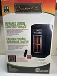 Comfort Glow Portable Infrared Quartz Heater, Digital Display -missing Remote Open. Price: $91.18.