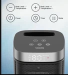 Vocrs 1500W Ptc Electric Space Heater W/ Thermostat, Timer, Safety - No Remote Used. Price: $34.00.