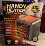 Brand New! Handy Heater Boss 1200 Watt Pure Warmth Ceramic Space. Price: $29.00.
