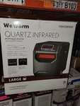 Wewarm Quartz Infrared Portable Heater Black 1500W Remote Control 3 Settings New. Price: $30.00.