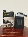 Vocrs 1500W Ceramic Space Heater PTC-903B Portable Tested Working Open Box New. Price: $29.99.