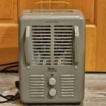 16" Gray Intertek Best Comfort # 06201 Adjustable 1300 1500 Watt 120 Volt Heater Used. Price: $45.00.