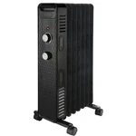 1500W Mainstays Mechanical Oil Filled Electric Radiator Heater Black Open Box. Price: $55.99.