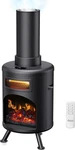 DR-991 Portable Electric Fireplace Heater With Humidifier & Remote, 1500W New. Price: $331.99.