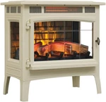 Duraflame Freestanding Electric Fireplace Stove Heater With 3D Cream New. Price: $409.87.