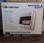 Mr. Heater 30,000 Btu Vent Free Radiant Natural Gas Wall Floor Mount New. Price: $249.99.