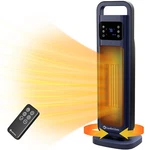 Comfort Zone 26" Oscillating Digital Tower Heater With Remote Control, Navy New. Price: $72.19.