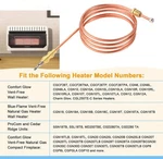 2PCS Gas Heater Thermocouple 098514-01 For Stove Wall Compact Fireplace New. Price: $11.96.