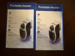 Portable Plug-in Space Heater 500W Bundle Set Of 2 Adjustable Thermostat New. Price: $25.00.