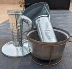 Fake Smudge Direct Pot, Damaged Includes Stand Heat Dish. Used. Price: $400.00.