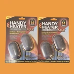 2 Handy Heater Warmers Max Name Brand New Reusable & Charger. Price: $29.99.