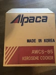 Old Stock Alpaca Kerosene Fired Cooker/heater, Model AWCS-85 Brand New! M53. Price: $124.99.