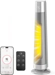 1500W Smart Ceramic Heater With Remote & App Control, 70 Oscillation, Silver New. Price: $243.99.