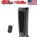 1500W Ceramic Tower Space Heater With Remote & Thermostat, Perfect Comfort New. Price: $147.99.